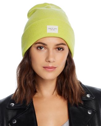RAG & BONE \'Addison\' Wool Beanie in Yellow rag & bone - Addison Beanie – Threadfellows main image 4