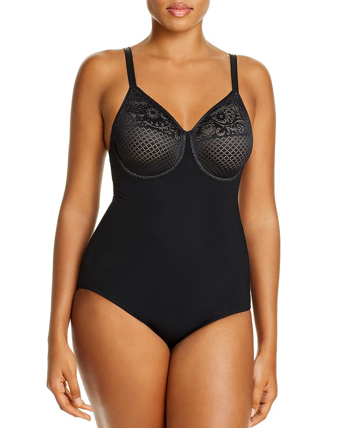 Shop Wacoal Visual Effects Shaping Bodysuit With Minimizer In Black