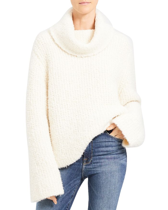 THEORY AIR COWL NECK SWEATER,J1019701