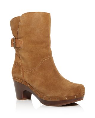 ugg suede clog boots