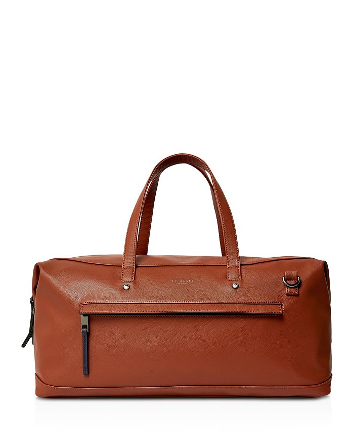 TED BAKER PATCHE CROSSGRAIN LEATHER HOLDALL,158281