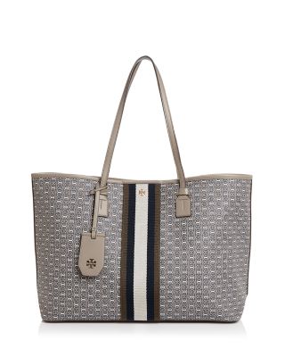 Tory burch gemini clearance link coated canvas tote