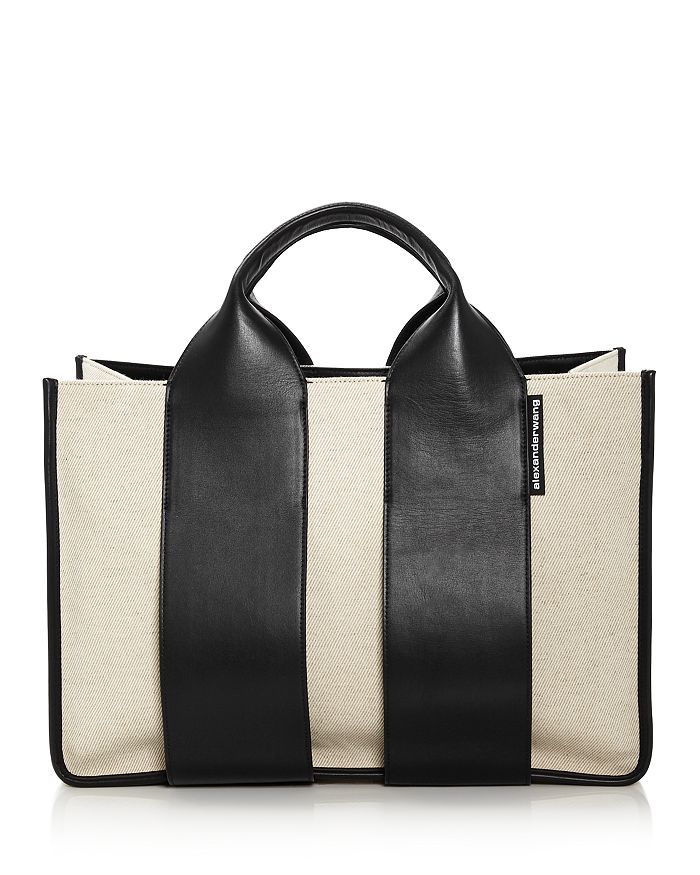 ALEXANDER WANG ROCCO LARGE CANVAS TOTE,20C120T238