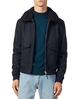 sandro pilot jacket