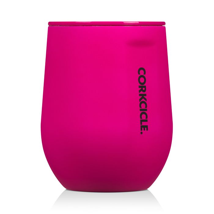 Corkcicle Neon Lights Stemless Glass, 12 oz. Bloomingdale's