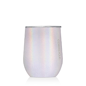 Shop Corkcicle Stemless Glass, 12 Oz. In Unicorn Wh