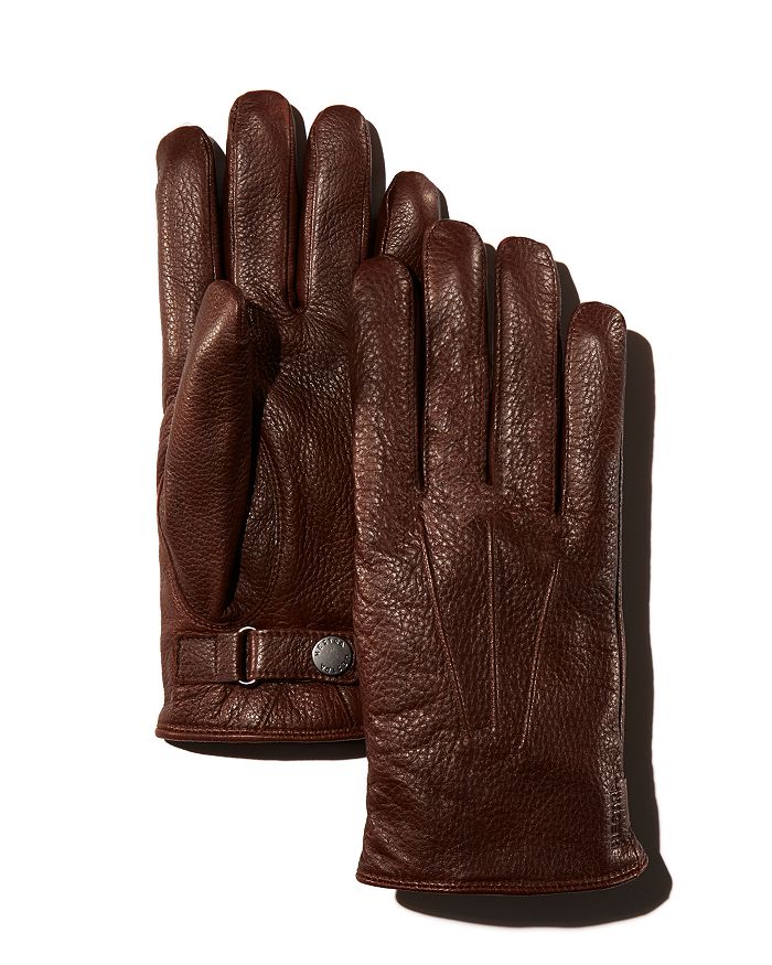 Hestra Eldner Leather Gloves In Chestnut