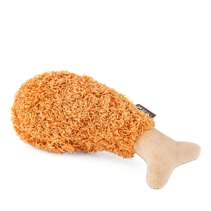 P.l.a.y. Fried Chicken Leg Plush Dog Toy In Brown