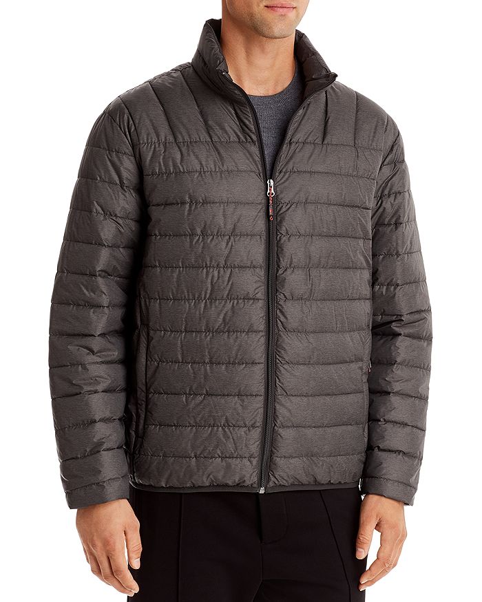 Hawke & Co. Packable Puffer Jacket In Heather Gray