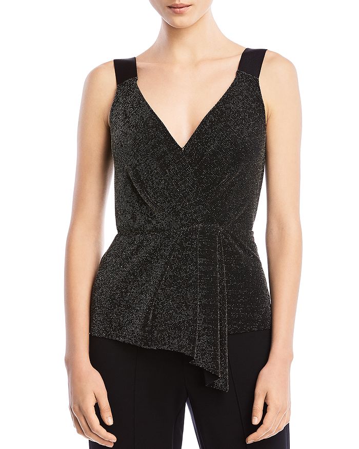 Bailey 44 Lauren Metallic Peplum Top Bloomingdale s