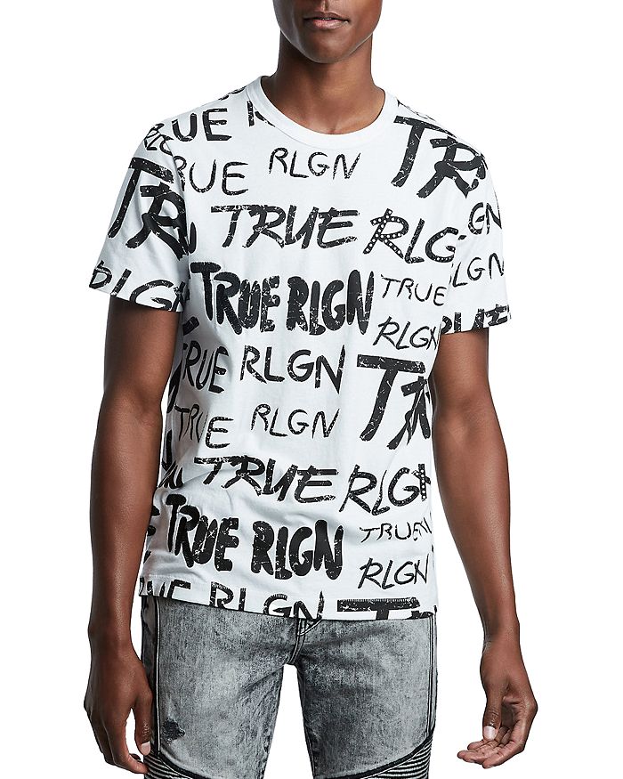 white true religion tshirt