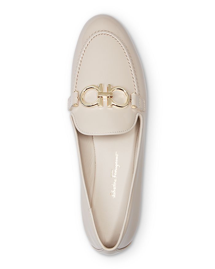 Salvatore Ferragamo Women's Trifoglio Loafers In Bone | ModeSens