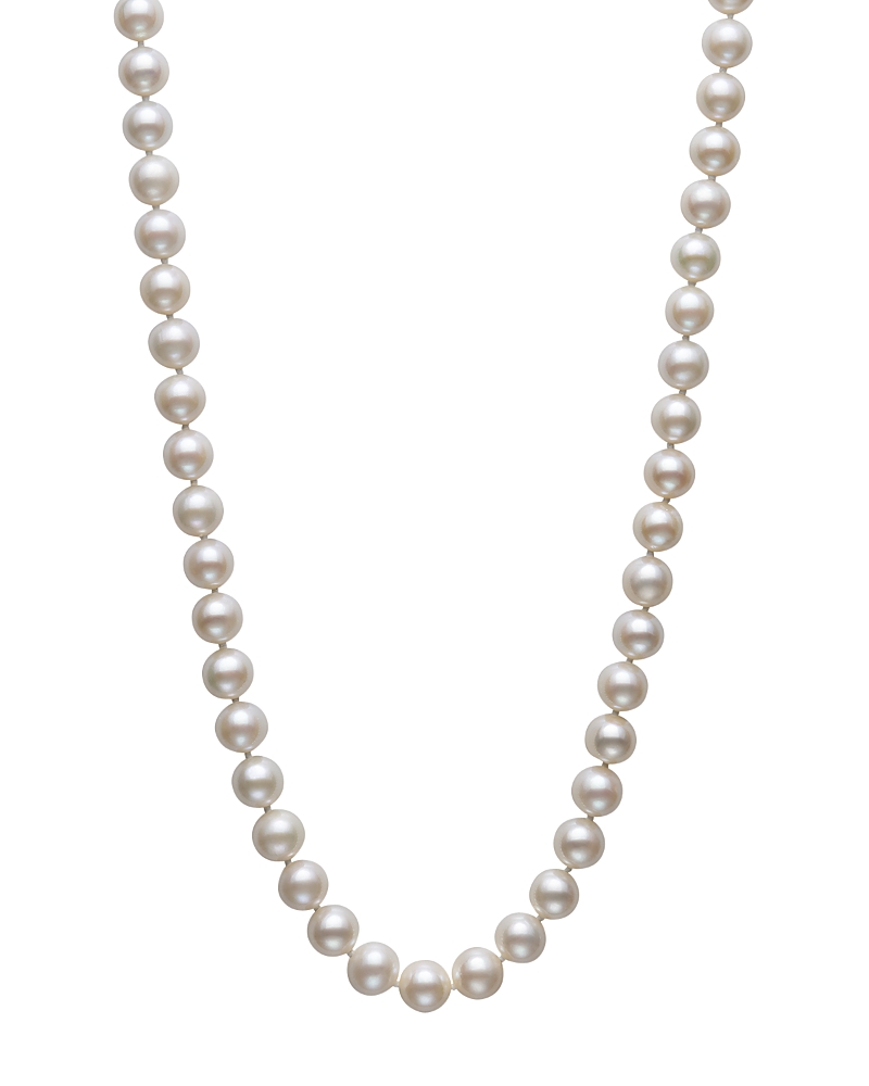 Bloomingdale's White South Sea Cultured Pearl Necklace In 14k Yellow Gold, 18 - 100% Exclusive In White