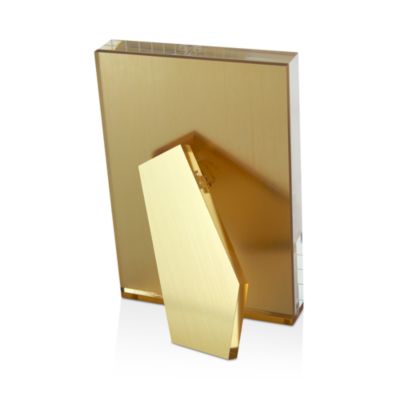 Gold Back Lucite Frame, 4&amp;quot; x 6&amp;quot;