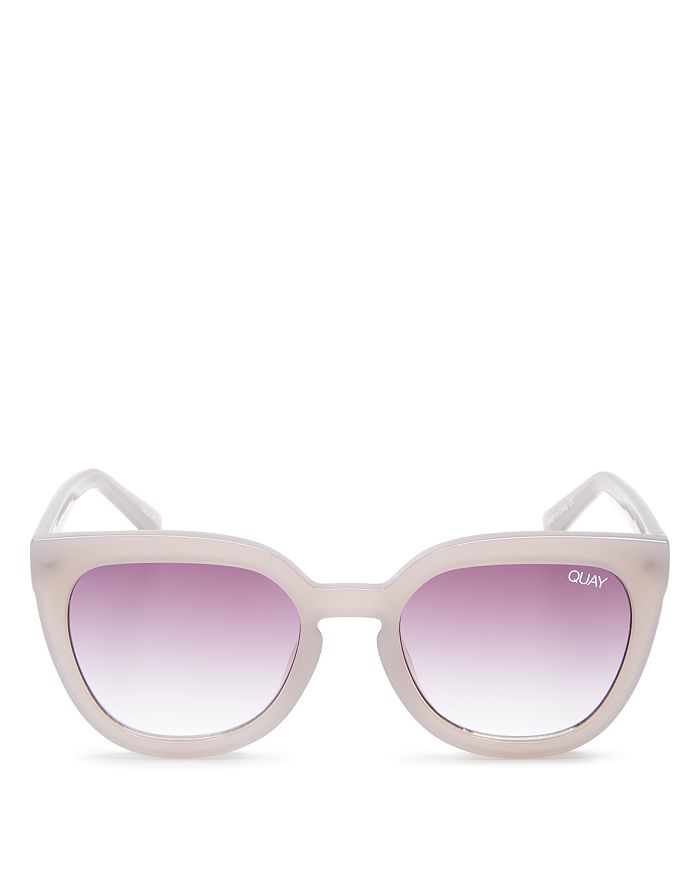 Quay Women's Noosa Cat Eye Sunglasses, 55mm In Taupe/purple