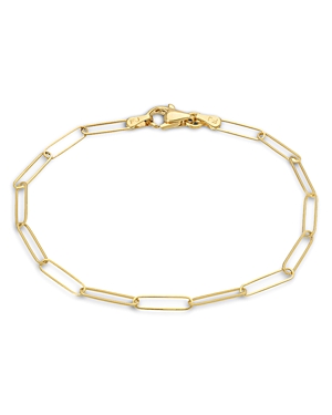 Zoe Lev 14K Yellow Gold Paper Clip Chain Bracelet