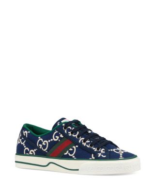 gucci navy sneakers