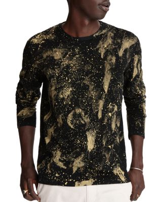 paint splatter sweater