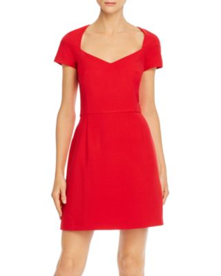 red a line mini dress