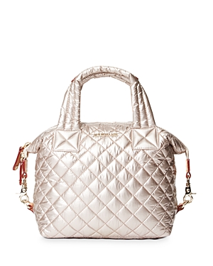 Mz Wallace Small Sutton Bag In Rose Gold Metallic