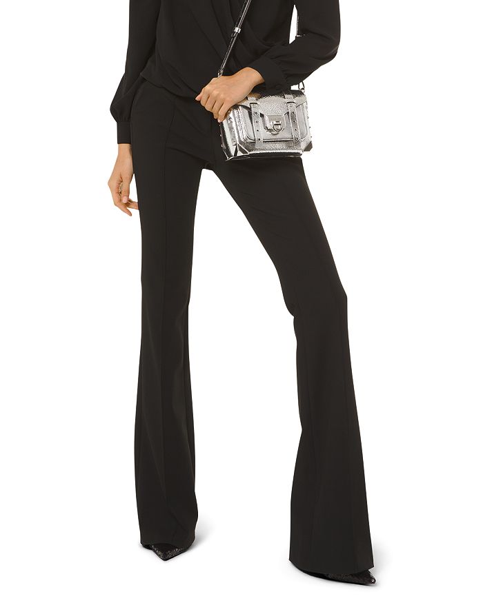 MICHAEL MICHAEL KORS FLARED TWILL trousers,MH93GNX639