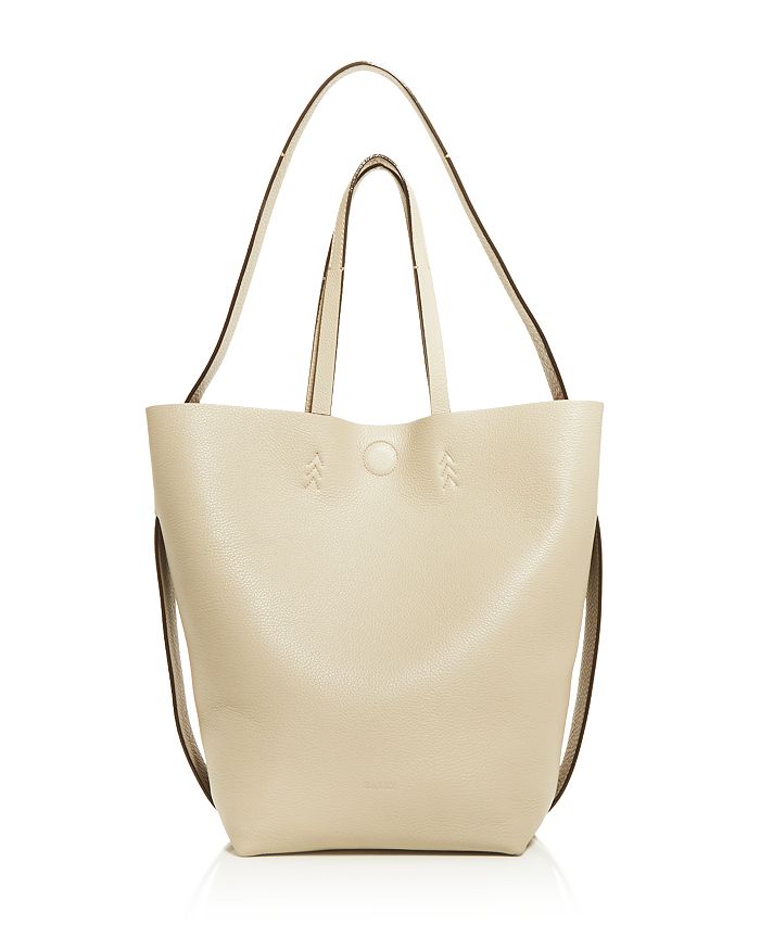 Bally Misha Leather Hobo In Caillou/skin