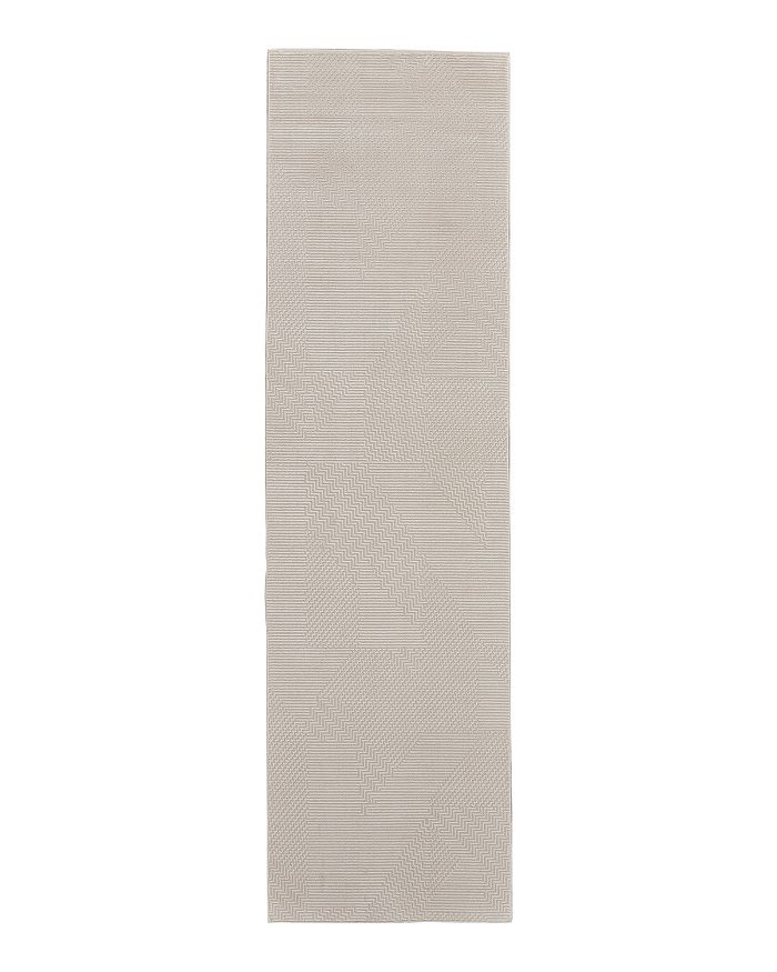 Calvin Klein Ck850 Orlando Runner Area Rug, 2'2 X 7'6 In Gray/beige