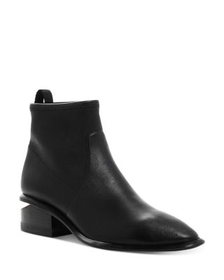 alexander wang kori stretch leather booties