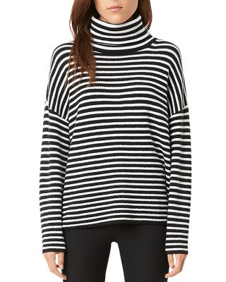 french connection black turtleneck sweater