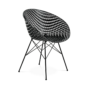 Kartell Smatrik Dining Chair, Set Of Two In Black