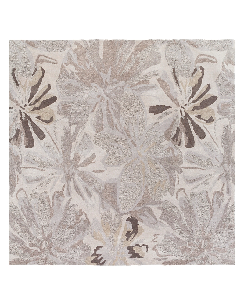 Surya Athena Ath-5135 Area Rug, 6' X 6' In Taupe