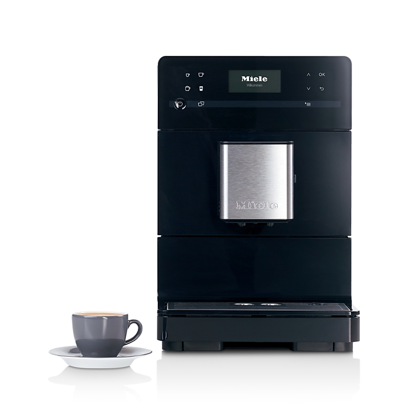 Miele Cm5300 Super Automatic One-touch Countertop Coffee And Espresso Machine In Black