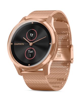 Garmin Vivomove Luxe Milanese Mesh Bracelet Touchscreen Hybrid 