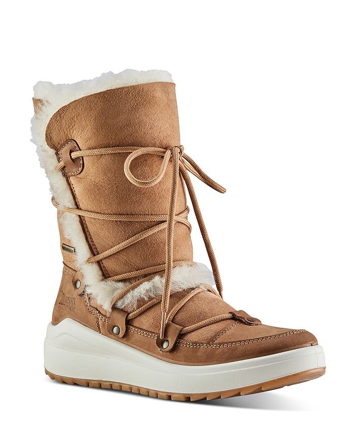 Cougar Women's Leather & Shearling Waterproof Boots Bloomingdale's