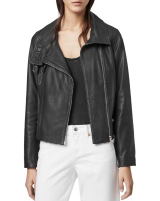 ALLSAINTS Bales Leather Biker Jacket | Bloomingdale's