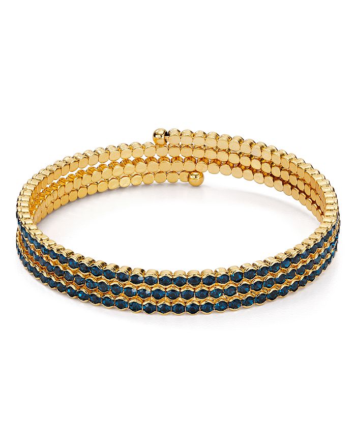 Aqua Wrap-effect Stretch Bracelet - 100% Exclusive In Blue/gold