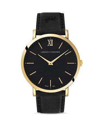 Larsson & Jennings LJXII Leather Strap Watch, 40mm | Bloomingdale's