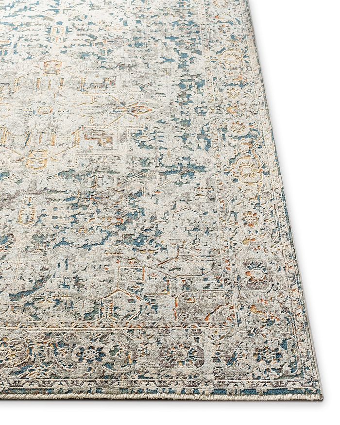 Shop Surya Presidential Pdt-2300 Runner Area Rug, 3'3 X 10' In Pale Blue/bright Blue