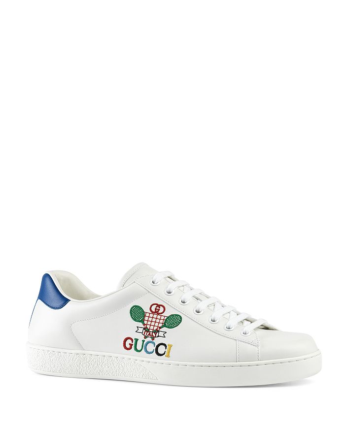 Gucci Men's Ace Embellished Low-Top Sneakers | Bloomingdale's