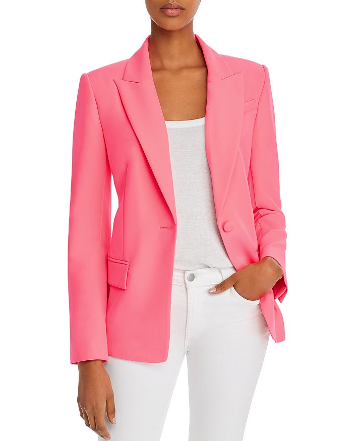 MILLY Avery Single-Button Blazer | Bloomingdale's