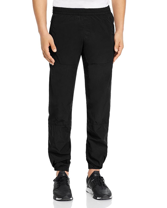 C.p. Company Cp Company Tapered Track Pants - Black In Black