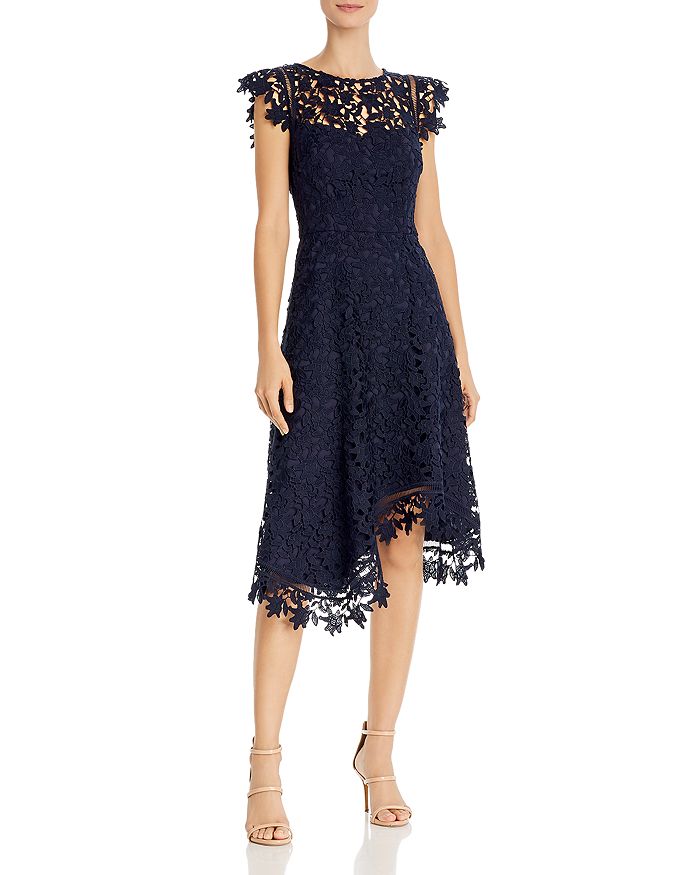 Eliza J Asymmetric Lace Dress | Bloomingdale's