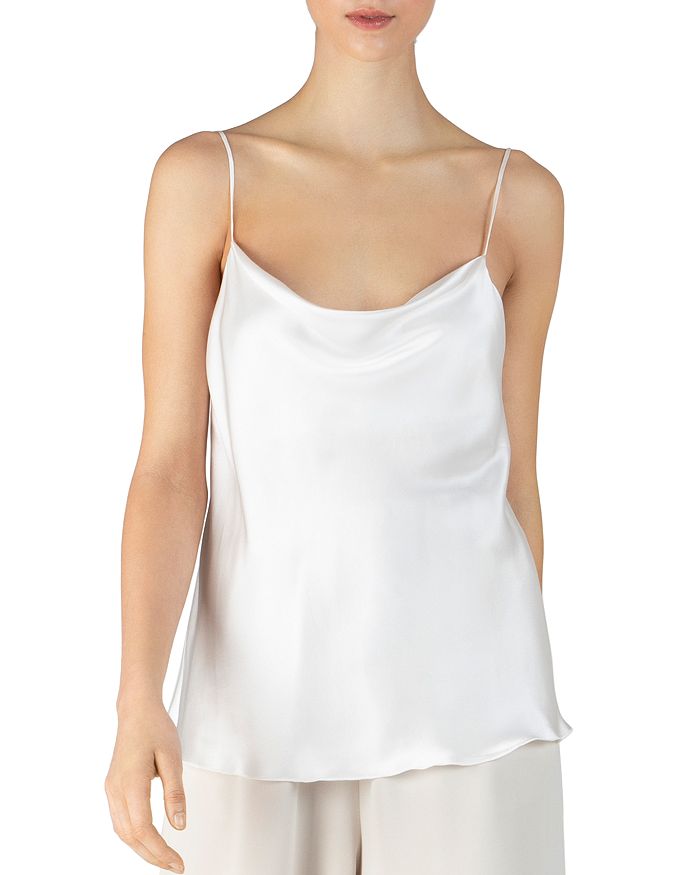 ATM ANTHONY THOMAS MELILLO SILK CHARMEAUSE CAMISOLE TOP,AW5156-BD