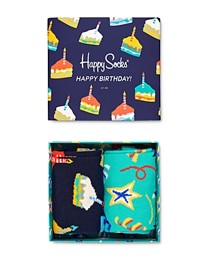 Happy Socks Happy Birthday Gift Box - Pack of 2
