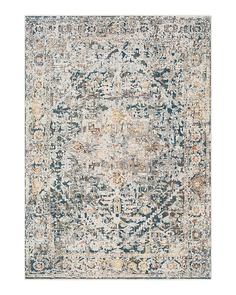 Surya Presidential Pdt-2300 Area Rug, 3'3 X 5'0 In Pale Blue/bright Blue