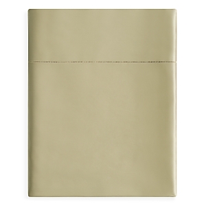 Sferra Giotto Flat Sheet, King In Dark Khaki