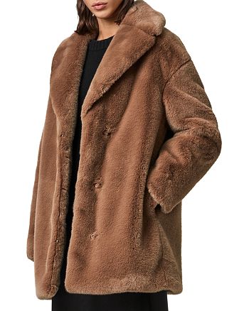 ALLSAINTS Amice Faux Fur Coat | Bloomingdale's