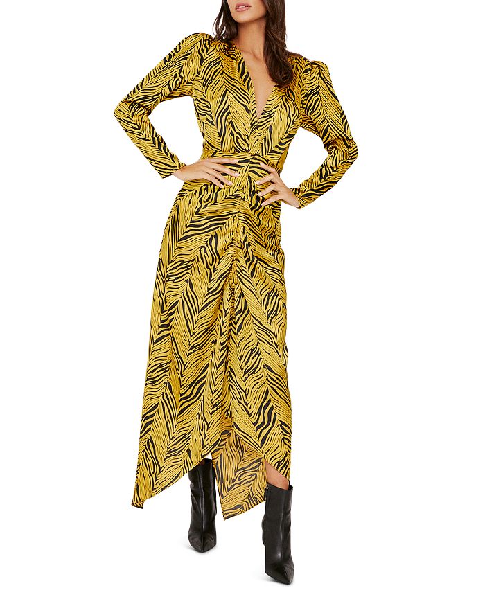 Rahi Vixen Tigress Maxi Dress In Yellow Tiger