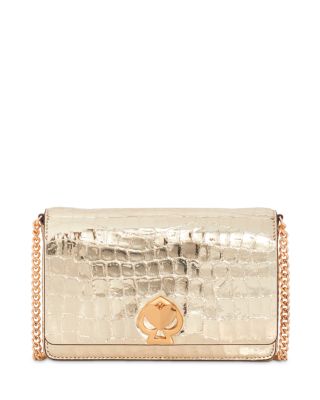 kate spade romy croc embossed