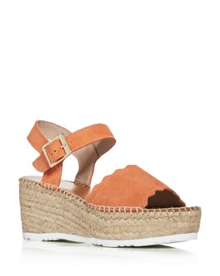 orange espadrille sandals